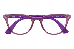 Ray-Ban RY1601 3813 Transparent Fuxia gyermek szemüveg