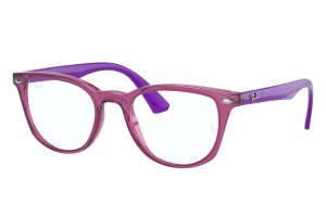 Ray-Ban RY1601 3813 Transparent Fuxia gyermek szemüveg