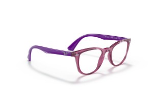 Ray-Ban RY1601 3813 Transparent Fuxia gyermek szemüveg