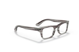 Ray-Ban JUNIOR BURBANK csíkos szürke (demo lencse)