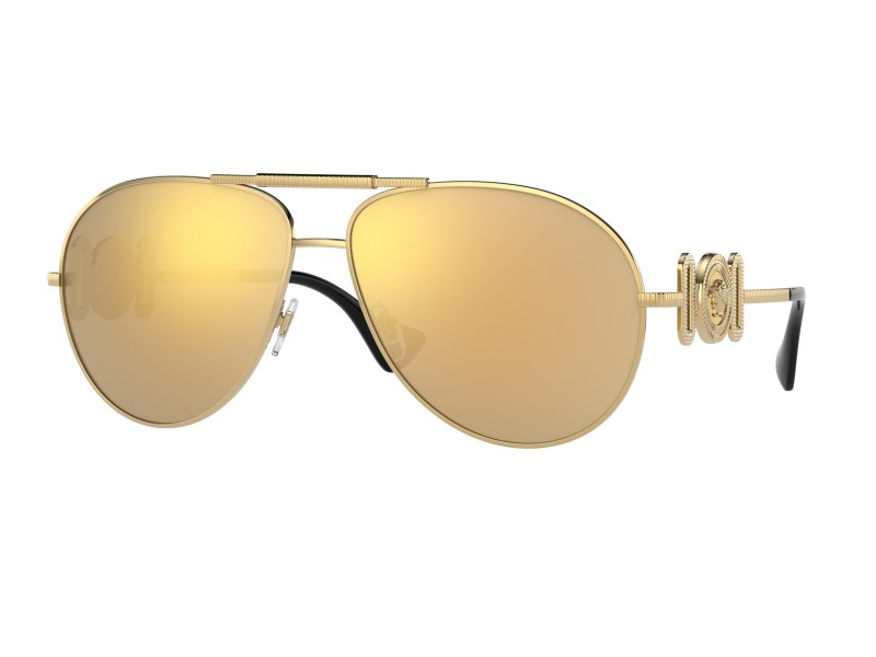 VERSACE VE2249 napszemüveg – aranybarna tükrös lencsével