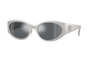 VERSACE VE2263 matt ezüst napszemüveg - világosszürke tükrös
