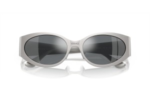 VERSACE VE2263 matt ezüst napszemüveg - világosszürke tükrös