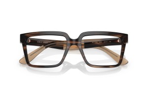 GIORGIO ARMANI AR7230U 5958 – fényes csíkos barna szemüveg