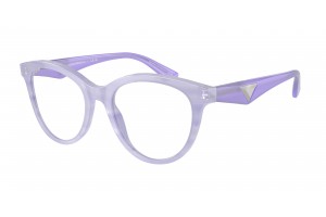 Emporio Armani EA3236 6113 Shiny Striped Lilac cat-eye