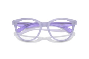 Emporio Armani EA3236 6113 Shiny Striped Lilac cat-eye