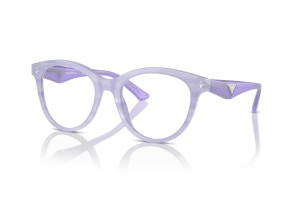 Emporio Armani EA3236 6113 Shiny Striped Lilac cat-eye