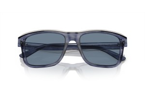 EMPORIO ARMANI EA4208 Shiny Blue/Top Smoke – polarizált napszemüveg