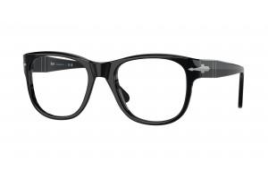PERSOL PO3312V 95 Black teljes keretes acetát szemüveg