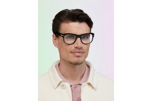 PERSOL PO3312V 95 Black teljes keretes acetát szemüveg