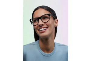 PERSOL PO3312V 95 Black teljes keretes acetát szemüveg