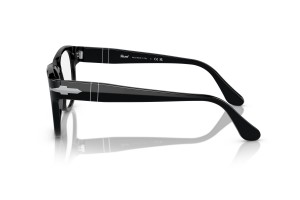PERSOL PO3312V 95 Black teljes keretes acetát szemüveg