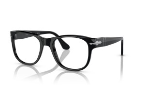 PERSOL PO3312V 95 Black teljes keretes acetát szemüveg
