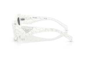 PRADA PR 13ZS Matte White Marble, sötétszürke lencse