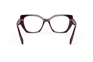 PRADA PR 18WV VIY1O1 Garnet szemüveg, demo lencse