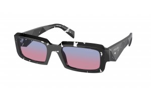 PRADA PR 27ZS Black Crystal Tortoise - Dark Grey lencse