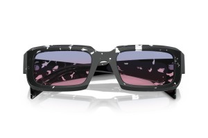 PRADA PR 27ZS Black Crystal Tortoise - Dark Grey lencse