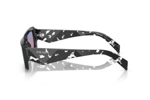 PRADA PR 27ZS Black Crystal Tortoise - Dark Grey lencse