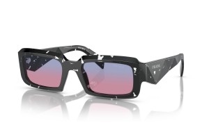 PRADA PR 27ZS Black Crystal Tortoise - Dark Grey lencse