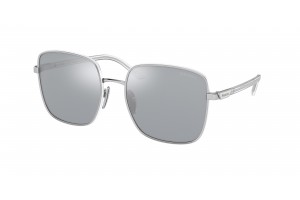 PRADA PR 55YS Silver Blue Mirror napszemüveg - ezüst keret