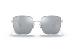 PRADA PR 55YS Silver Blue Mirror napszemüveg - ezüst keret