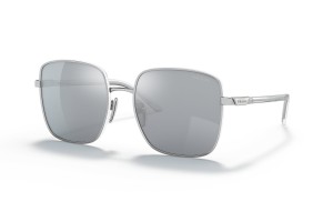 PRADA PR 55YS Silver Blue Mirror napszemüveg - ezüst keret