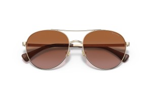 RALPH RA4135 Shiny Pale Gold - barna gradient napszemüveg