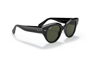 Ray-Ban RB2192 ROUNDABOUT fekete keret, zöld lencse