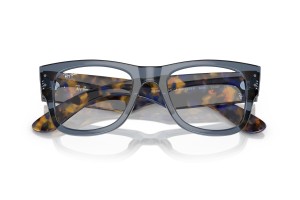 Ray-Ban RX0840V 8296 Mega Wayfarer - Átlátszó sötétkék