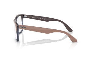 Ray-Ban RX4487V STEVE – Beige/átlátszó sötétkék szemüveg