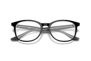 Ray-Ban RX5356 2034 Black On Transparent szemüveg - DEMO lencsék