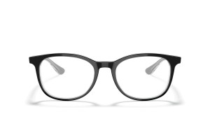 Ray-Ban RX5356 2034 Black On Transparent szemüveg - DEMO lencsék