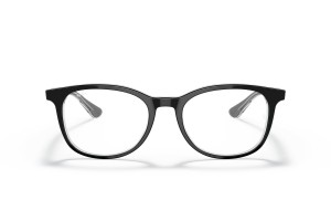 Ray-Ban RX5356 2034 Black On Transparent szemüveg - DEMO lencsék