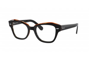 Ray-Ban RX5486 STATE STREET Black On Brown szemüveg