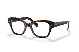 Ray-Ban RX5486 STATE STREET Black On Brown szemüveg