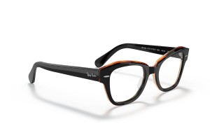 Ray-Ban RX5486 STATE STREET Black On Brown szemüveg