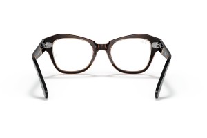 Ray-Ban RX5486 STATE STREET Black On Brown szemüveg