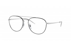 Ray-Ban RX6414 2983 Black On Silver — DEMO LENS