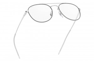 Ray-Ban RX6414 2983 Black On Silver — DEMO LENS