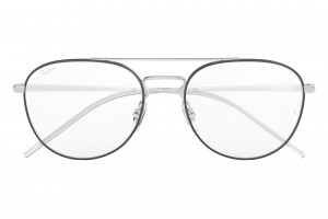 Ray-Ban RX6414 2983 Black On Silver — DEMO LENS