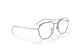 Ray-Ban RX6414 2983 Black On Silver — DEMO LENS