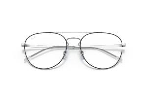 Ray-Ban RX6414 2983 Black On Silver — DEMO LENS