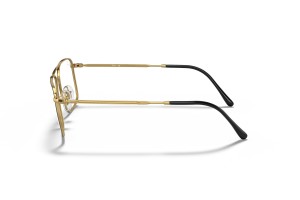 Ray-Ban RX6434 2946 Black On Gold DEMO LENS