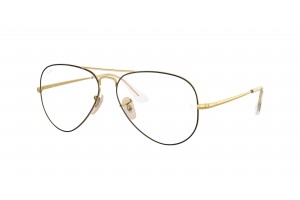 Ray-Ban RX6489 Aviator arany – demo lencsével
