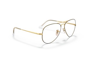 Ray-Ban RX6489 Aviator arany – demo lencsével