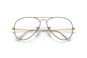 Ray-Ban RX6489 Aviator arany – demo lencsével