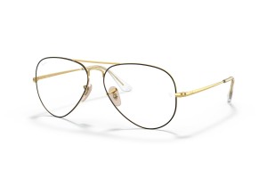 Ray-Ban RX6489 Aviator arany – demo lencsével