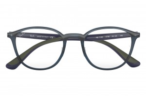 Ray-Ban RX7156 5796 Transparent Dark Blue szemüveg – demo lencse