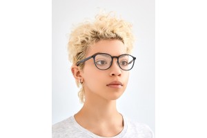 Ray-Ban RX7156 5796 Transparent Dark Blue szemüveg – demo lencse