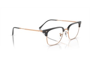 Ray-Ban RX7216 New Clubmaster Dark Grey On Rose Gold